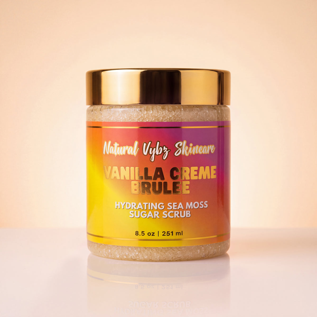 Vanilla Creme Brulee Sea Moss Sugar Scrub