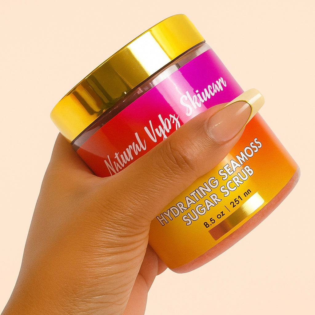 Vanilla Creme Brulee Sea Moss Sugar Scrub