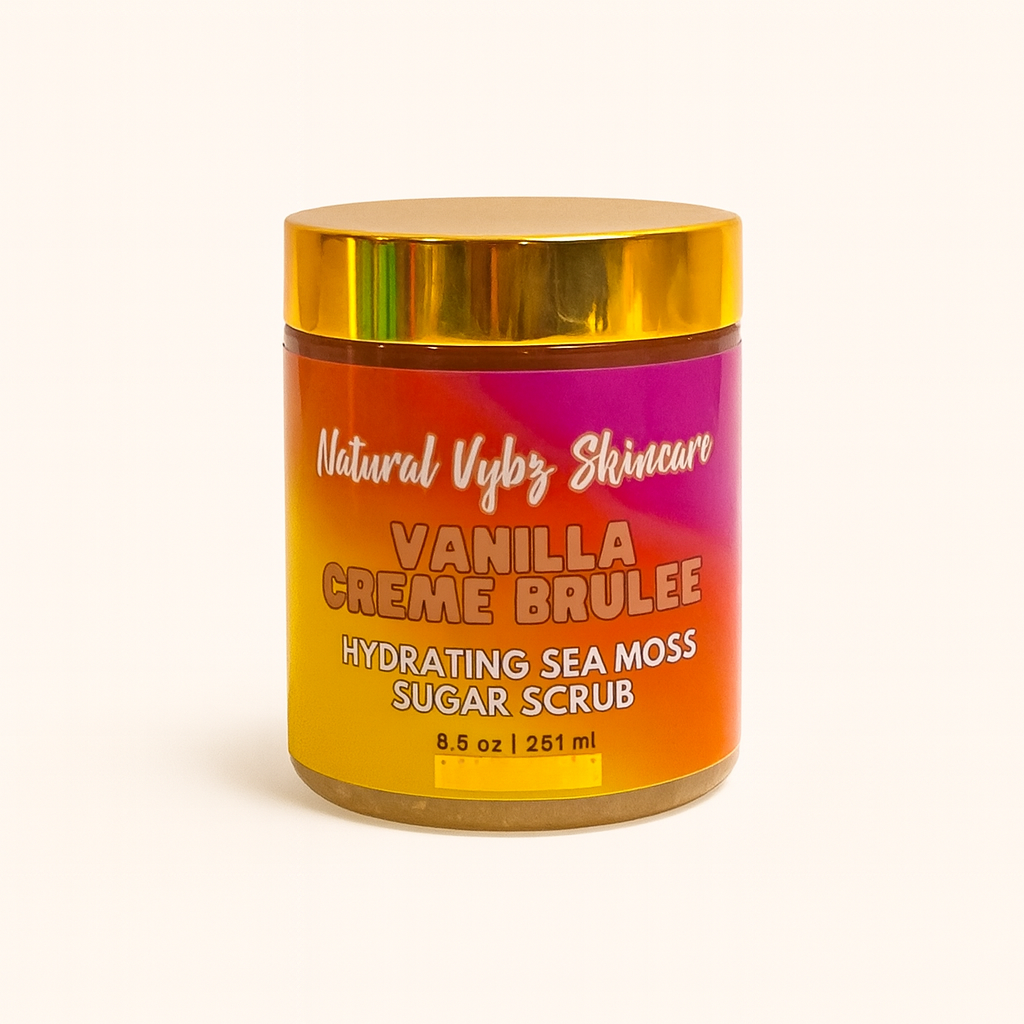 Vanilla Creme Brûlée Sea Moss Sugar Scrub